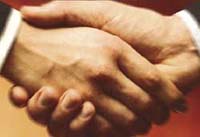 shaking hands