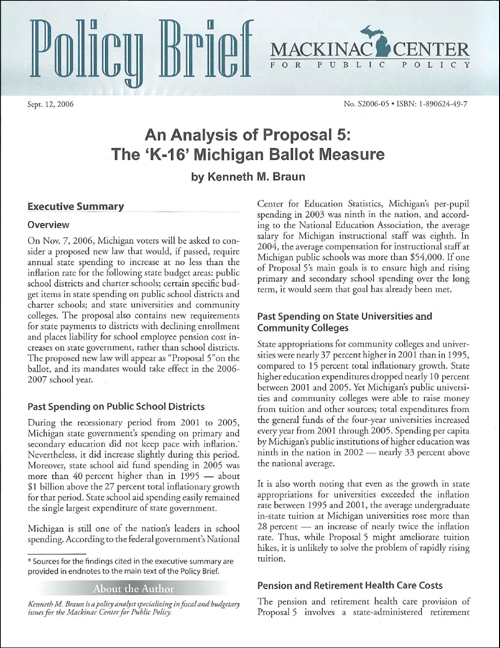 Proposal 5